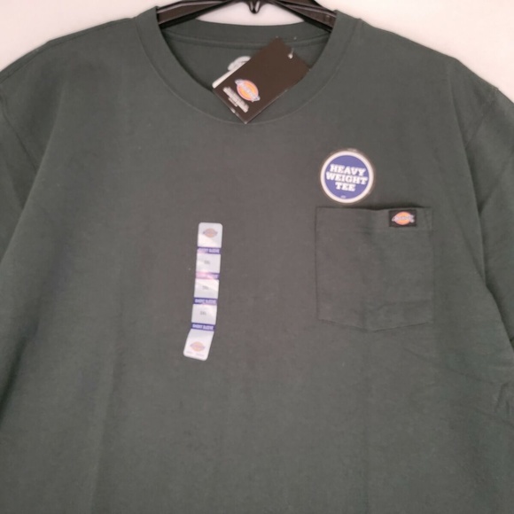 Dickies Mens Heavyweight Crew Neck Short Sleeve Tee - Picture 1 of 2